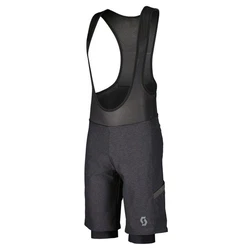 Scott Fahrradhose Gravel Hybrid +++ Shorts Herren Trgerhose Dunkelgrau/Grau/Dunkelblau
