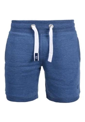 !Solid BennShorts Herren Sweatshorts Kurze Hose Jogginghose Mit Fleece-Innenseite Und Kordel Regular Fit Blau/Dunkelblau