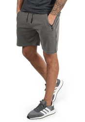 !Solid Taras Herren Sweatshorts Kurze Hose Jogginghose Mit Verschließbaren Eingriffstaschen Und Kordel Regular Fit Grey Melange