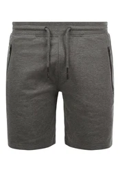 !Solid Taras Herren Sweatshorts Kurze Hose Jogginghose Mit Verschließbaren Eingriffstaschen Und Kordel Regular Fit Grey Melange