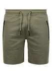 !Solid Taras Herren Sweatshorts Kurze Hose Jogginghose Mit Verschließbaren Eingriffstaschen Und Kordel Regular Fit Dunkelgrün/Khaki