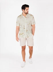 Key Largo Kurzarmhemd MSH SOLAR Khaki/Beige