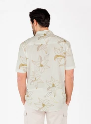 Key Largo Kurzarmhemd MSH SOLAR Khaki/Beige