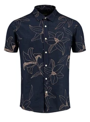 Key Largo Kurzarmhemd MSH SOLAR Blau