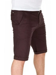 WOTEGA Shorts Chino Kallari Dunkelrot/Bordeaux/Dunkelbraun/Braun