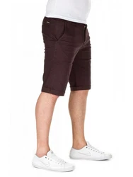 WOTEGA Shorts Chino Kallari Dunkelrot/Bordeaux/Dunkelbraun/Braun