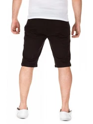 WOTEGA Shorts Chino Kallari Dunkelbraun/Schwarz/Dunkelrot
