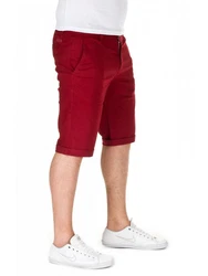 WOTEGA Shorts Chino Kallari Dunkelrot/Rot
