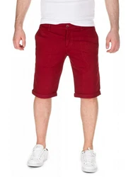 WOTEGA Shorts Chino Kallari Dunkelrot/Rot