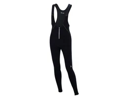 Airtracks Fahrradhose Thermo mit Träger Lang Comfort Schwarz