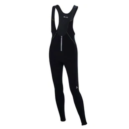 Fahrradhose Herren Thermo Fahrradhose mit Trger Lang Comfort Radhose fr kalte Touren Herbst - Winter S M L XL XXl XXXl