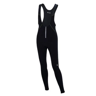 Airtracks Fahrradhose Thermo mit Träger Lang Comfort Schwarz