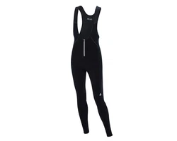 Airtracks Fahrradhose Thermo mit Träger Lang Comfort Schwarz