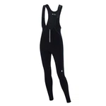 Airtracks Fahrradhose Thermo mit Träger Lang Comfort Schwarz