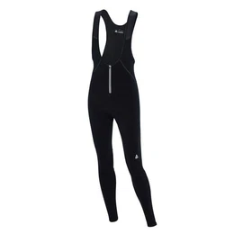 Fahrradhose Herren Thermo Fahrradhose mit Trger Lang Comfort Radhose fr kalte Touren Herbst - Winter S M L XL XXl XXXl