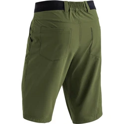Maier Sports Funktionsshorts Trekkingshort Norit Dunkelgrün/Grün/Khaki