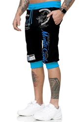 L.gonline Sweatshorts Herren MONTE Blau/Hellblau/Schwarz/Türkis