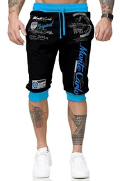 Sweatshorts Herren SHORTS, Bermudashorts, Kurze Sommer-Hose, Caprihose, MONTE (Shorts, Bermudas, Caprihose, 1-tlg) aus reiner Baumwolle