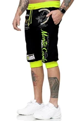 L.gonline Sweatshorts Herren MONTE Gelb/Grün/Neonfarben