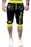 L.gonline Sweatshorts Herren MONTE Gelb/Grün/Neonfarben
