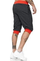 L.gonline Sweatshorts Herren MONTE Rot/Orange/Schwarz