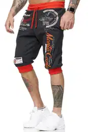 Sweatshorts Herren SHORTS, Bermudashorts, Kurze Sommer-Hose, Caprihose, MONTE (Shorts, Bermudas, Caprihose, 1-tlg) aus reiner Baumwolle