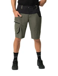 VAUDE Funktionshose Men's Qimsa Shorts Dunkelgrün/Khaki/Grün