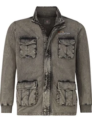 Jan Vanderstorm Sweatjacke GANGOLF Dunkelgrün/Khaki/Grün