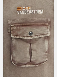 Jan Vanderstorm Sweatjacke GANGOLF Braun/Grau/Khaki/Beige