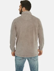Jan Vanderstorm Sweatjacke GANGOLF Braun/Grau/Khaki/Beige