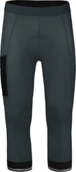 Fahrradhose KEMI COMFORT Capri Herren 3/4 Radhose dunkel grau