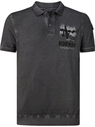 Jan Vanderstorm Poloshirt ALSING Dunkelgrau/Grau/Schwarz