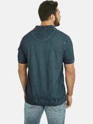 Jan Vanderstorm Poloshirt ALSING Blau/Türkis/Grün
