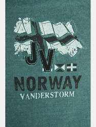 Jan Vanderstorm Poloshirt ALSING Blau/Türkis/Grün