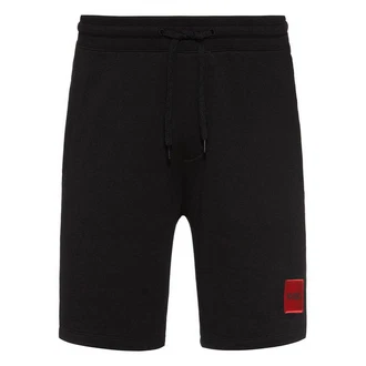 HUGO Sweatshorts Herren Jogging-Shorts Style DIZ222 rot / schwarz