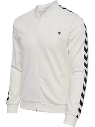 hummel Langarmshirt hmlARCHIVE REGULAR POLY ZIP JACKET Weiß/Creme/Beige/Khaki