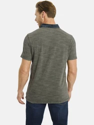 Jan Vanderstorm Poloshirt CAMILLO Dunkelgrün/Grün
