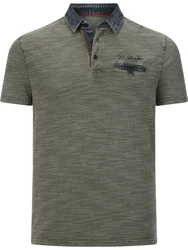 Jan Vanderstorm Poloshirt CAMILLO Dunkelgrün/Grün