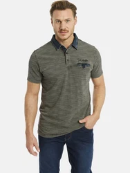 Jan Vanderstorm Poloshirt CAMILLO Dunkelgrün/Grün