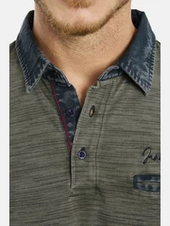 Jan Vanderstorm Poloshirt CAMILLO Dunkelgrün/Grün