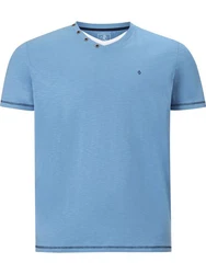 Charles Colby T-Shirt EARL KENDRAYK Hellblau/Blau