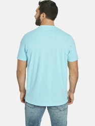 Jan Vanderstorm T-Shirt EILI Norwegen-Print Blau/Hellblau