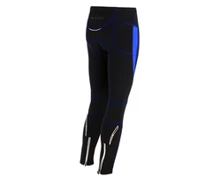 Airtracks Fahrradhose Herren Thermo Lang Pro T Hellblau/Blau/Lila/Dunkelblau