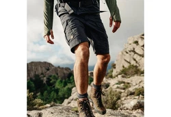 Fjällräven Funktionsshorts Vidda Pro Lite Shorts Herren Khaki/Dunkelgrün/Dunkelgrau