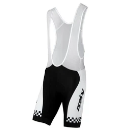 Bikerhose Fahrradhose Herren kurz Sommer Integrated Energy White 8 Std. Radmarathon Sitzpolster, bequeme luftdurchlssige Netztrger