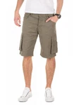 Yazubi Chino Shorts Taric Khaki/Dunkelgrün