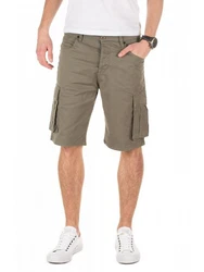 Yazubi Chino Shorts Taric Khaki/Dunkelgrün