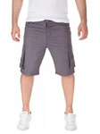 Yazubi Chino Shorts Taric Dunkelblau/Hellgrau/Grau/Lila/Dunkelgrau