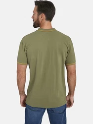 Jan Vanderstorm Poloshirt BERAU Khaki/Dunkelgrün/Grün/Gelb