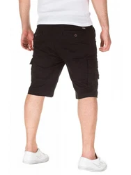 Yazubi Chino Shorts Mundo Herren Dunkelbraun/Khaki/Schwarz/Dunkelrot